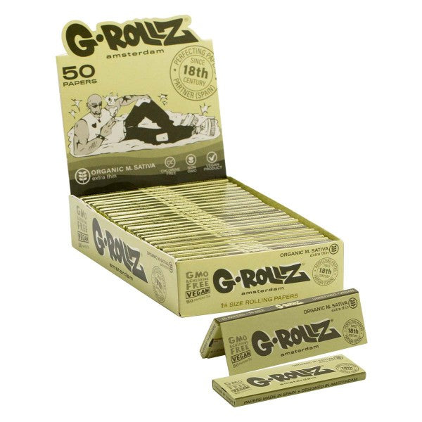 G-ROLLZ Medicago Sativa Extra Thin - 50 1 1/4 Papers (25ct Booklets)