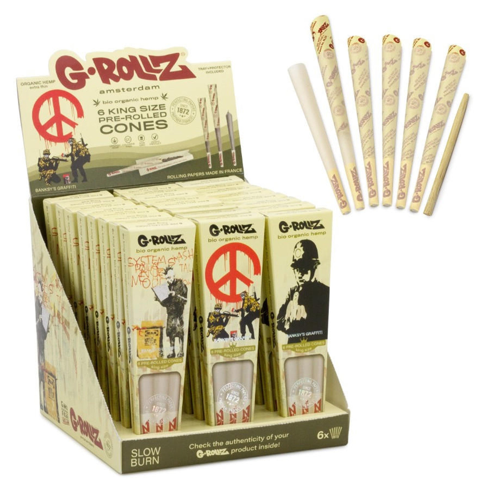 G-ROLLZ Banksy Graffiti Cones