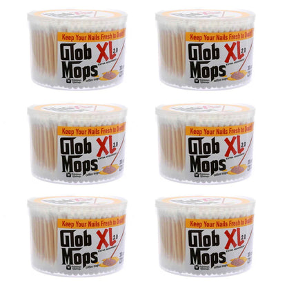 Glob Mops XL Cotton Swabs 6-Pack Bundle  (1800 Total Mops)