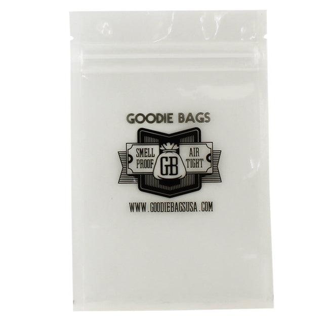 Goodie Bags Smell Proof Ziplock Medium (4” x 6”) Clear (10 Bags)