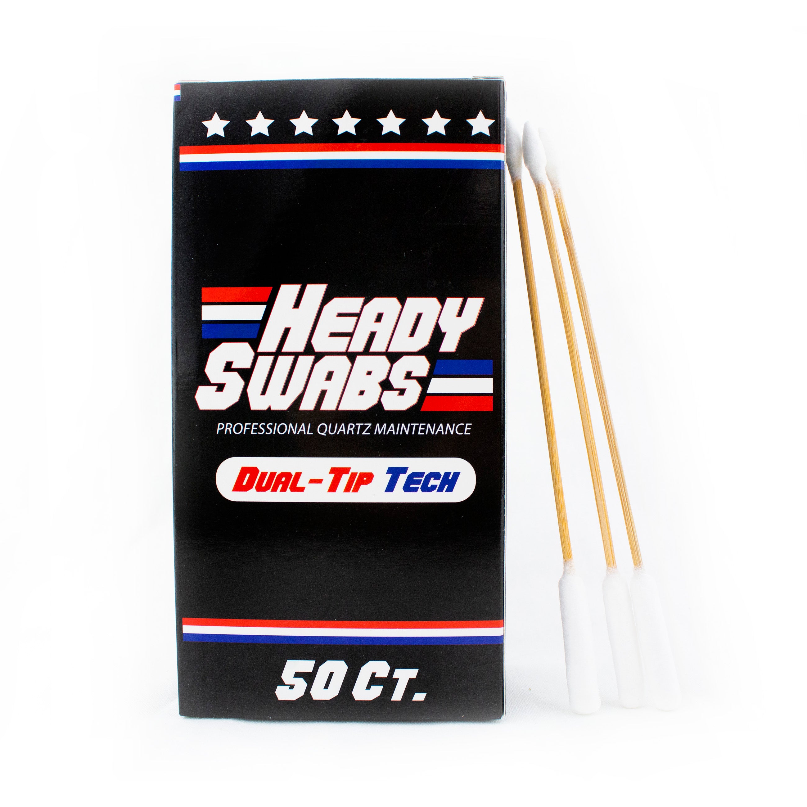 Heady Swabs Dual Tip Tech 50ct