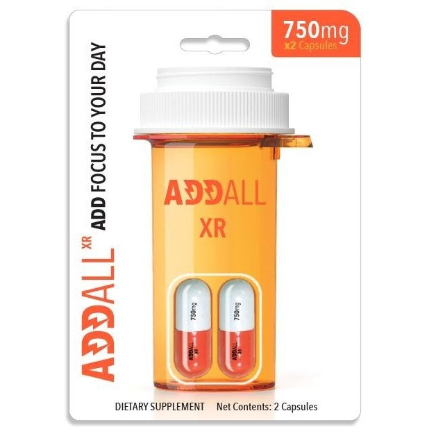 Addall XR - Brain Booster Energy Supplement 2-Pack   12/Display