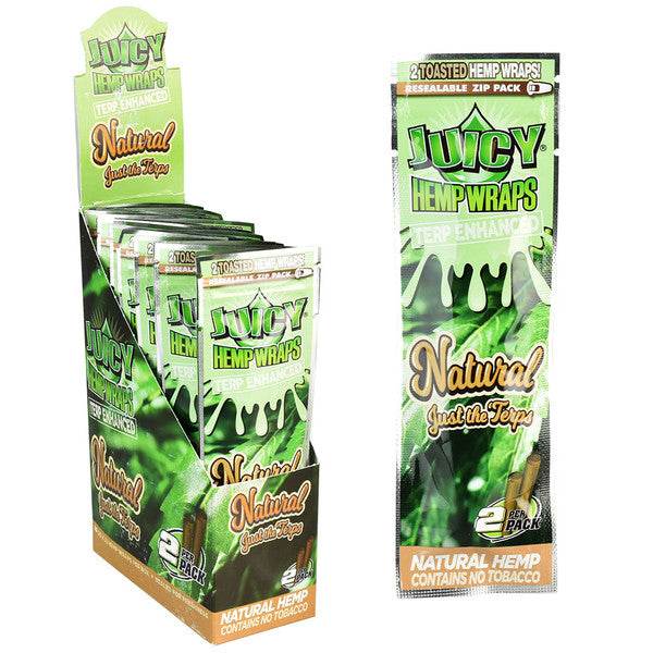 Juicy Hemp Wraps Terp Enhanced – Natural