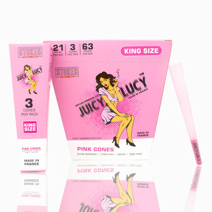 Juicy Lucy King Size Pink Cones