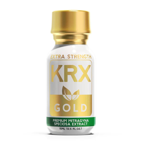KRX Extra Strength GOLD KRATOM SHOT 15ml (12ct/Display)