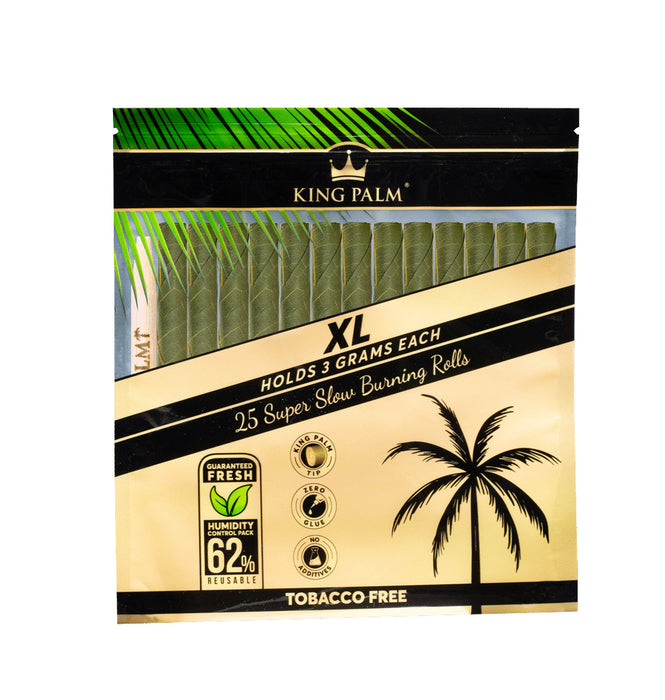King Palm - 2 XL Rolls - 3g - 25 per Pouch/ 8 Pouch Display