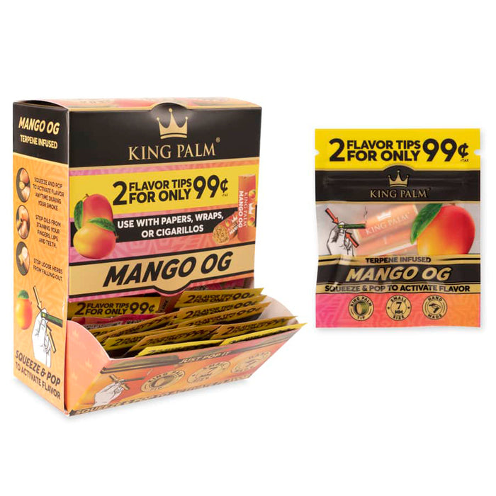 King Palm - Mango OG - 2pk Flavor Tip Filters