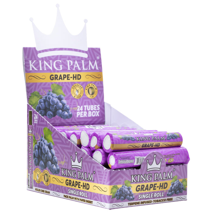 King Palm Grape HD - 1 Mini Roll -1g (24pk Display)