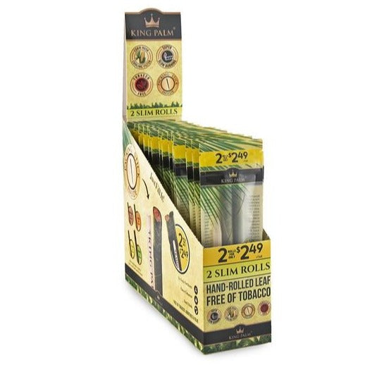 King Palm 2 Slim Rolls 1.5g - 20pk Display