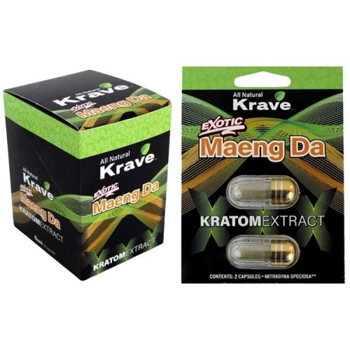Krave Exotic Kratom Extract Capsules (12pk/Display)