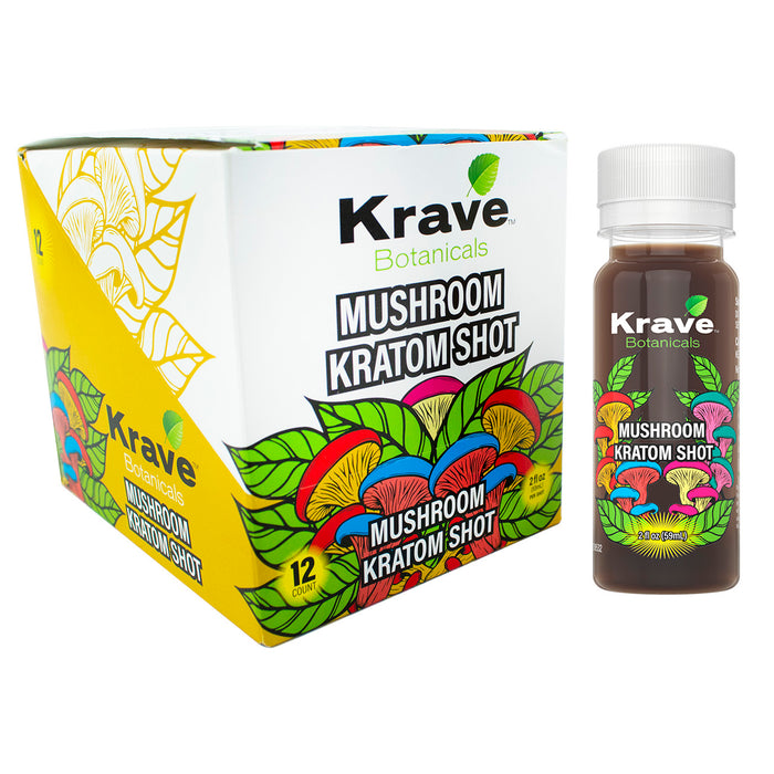 Krave Mushroom Kratom Liquid Shot (12pcs/Display)