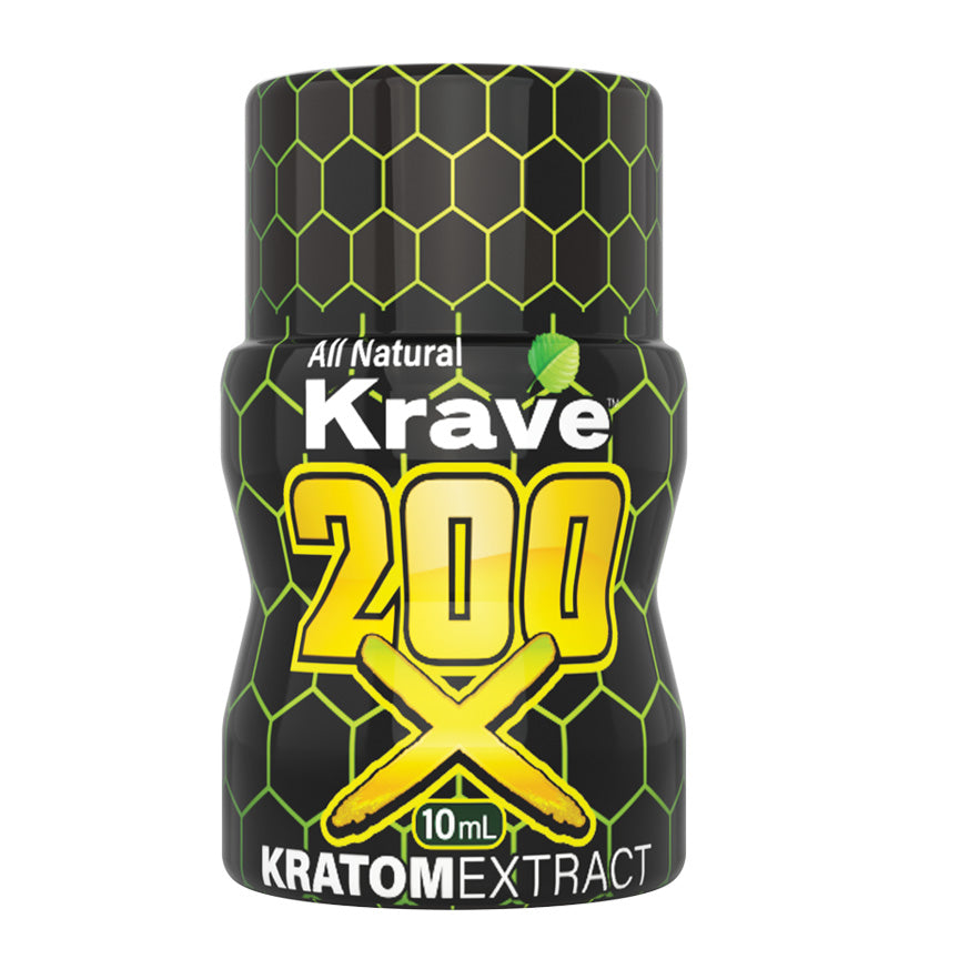 Krave Kratom 200x Extract Liquid Shots