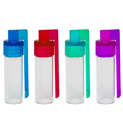 Large Glass Vial with Spoon Cap