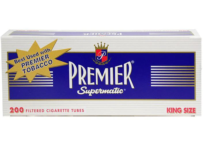 Premier King Size Filtered Cigarette Tubes (5 Boxes)