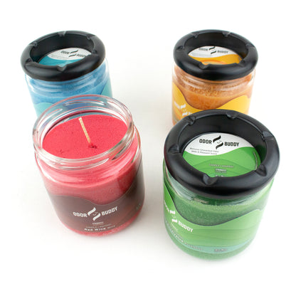 Odor Buddy  Candle w/ Ashtray Lid (11 Scents)