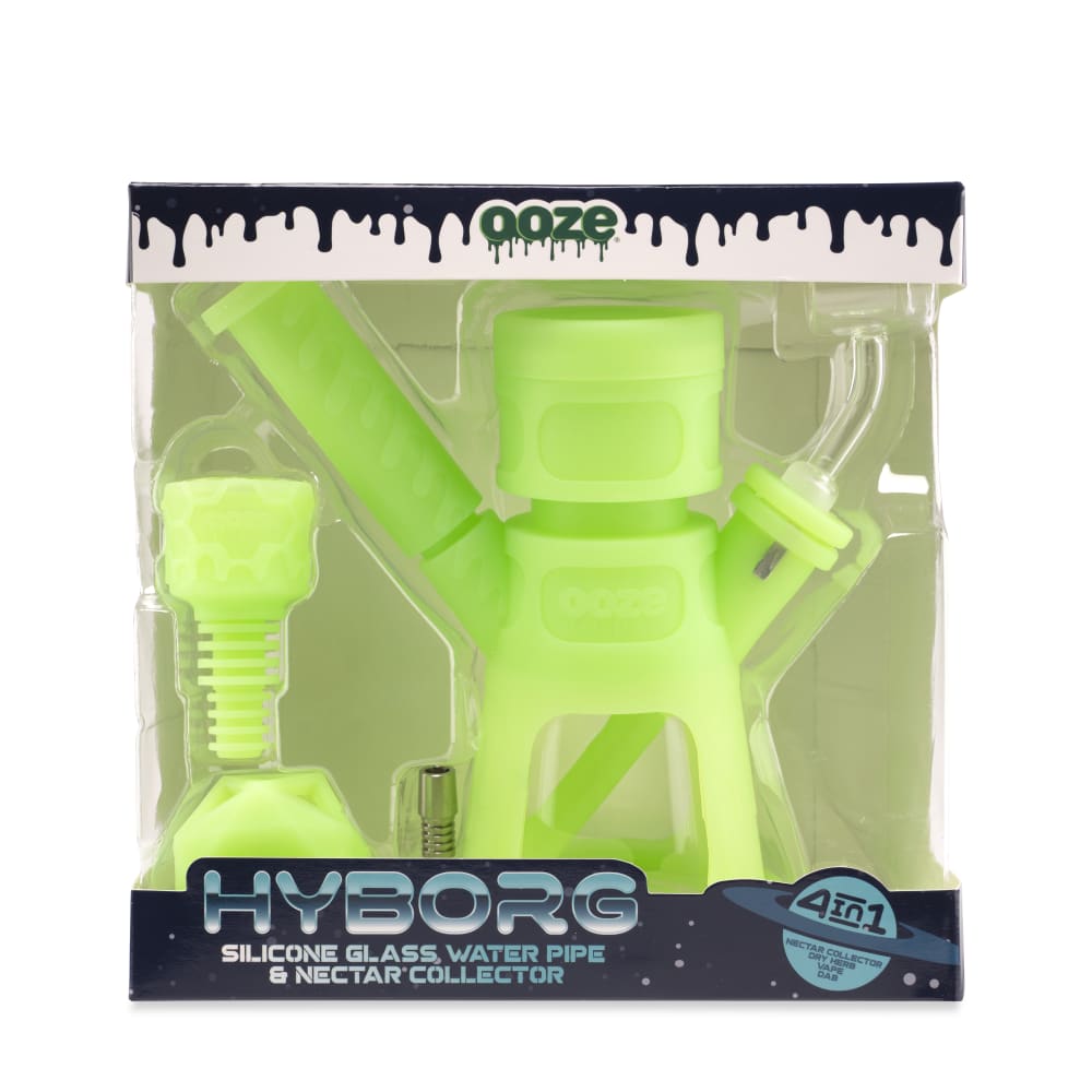 Ooze Hyborg 4 In 1 Silicone Water Pipe & Nectar Collector