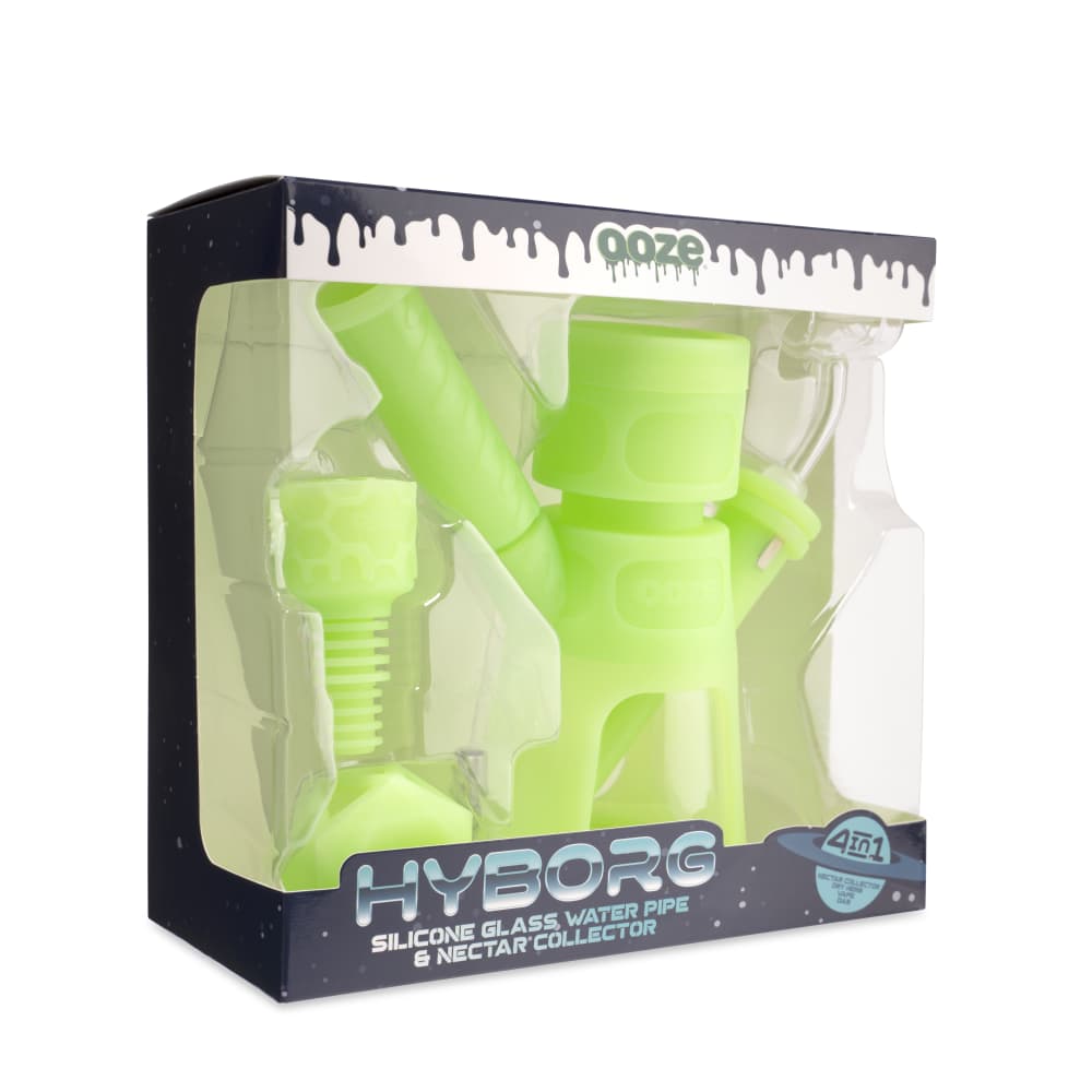 Ooze Hyborg 4 In 1 Silicone Water Pipe & Nectar Collector