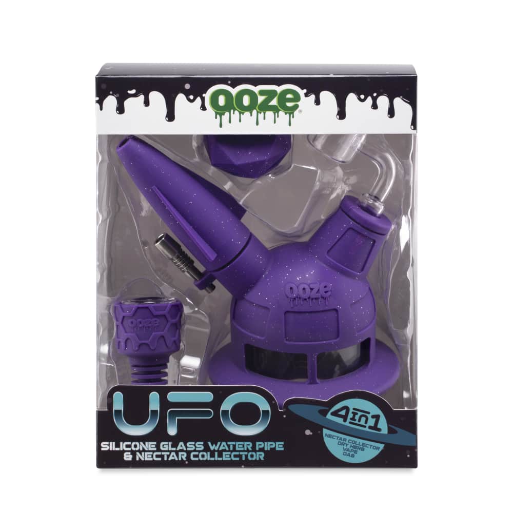 Ooze UFO Silicone Water Pipe & Nectar Collector