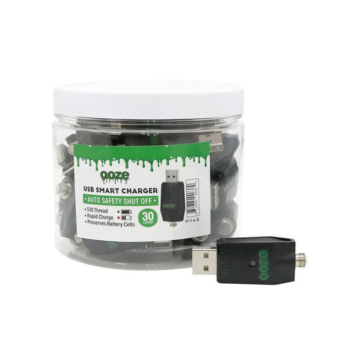 Ooze USB Smart 510 Thread Battery Chargers - (30ct Jar)