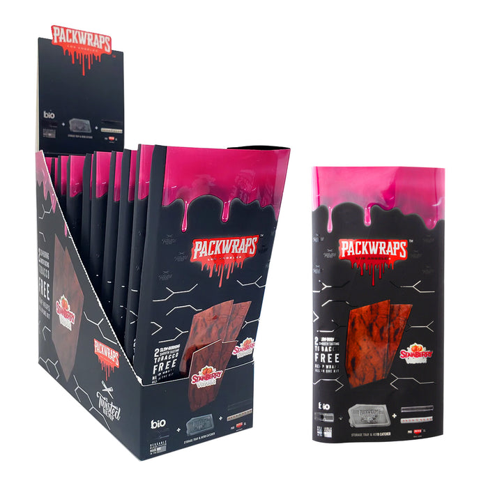 Packwraps x Twisted Hemp Wraps (2 Wraps Per Pack) (10 Packs in a Box Display)