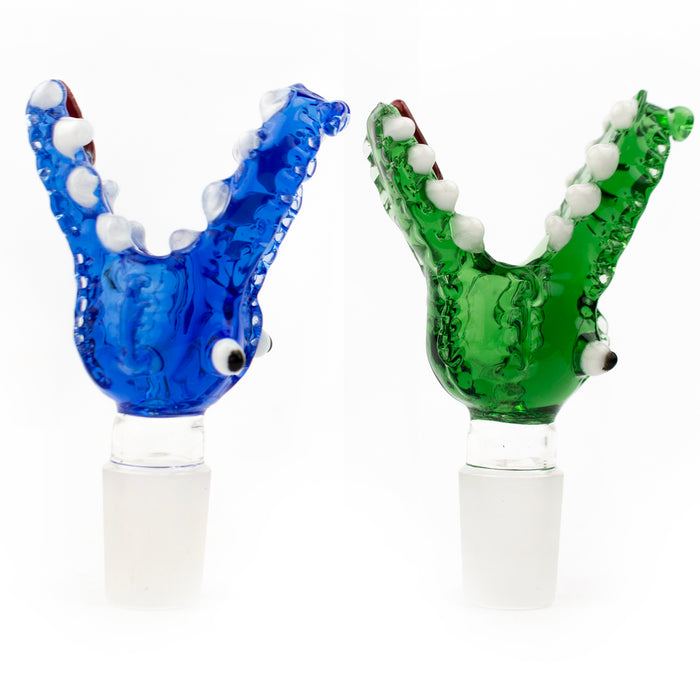Alligator Glass Bowl - Assorted Colors