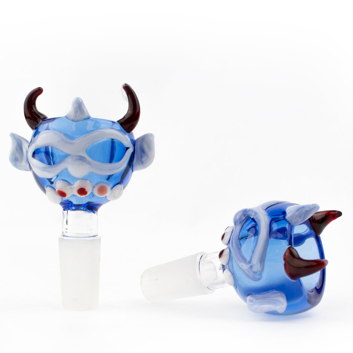 Demon Face Glass Bowl