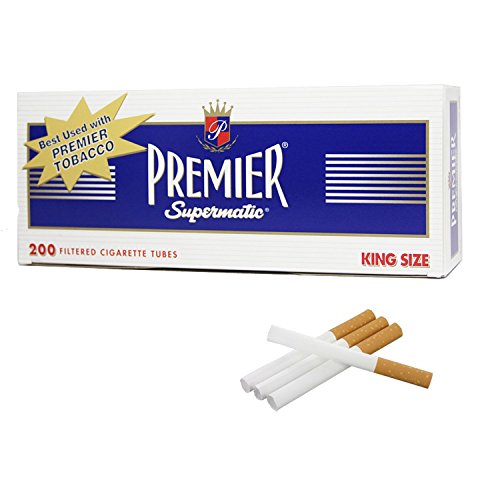 Premier King Size Filtered Cigarette Tubes (5 Boxes)