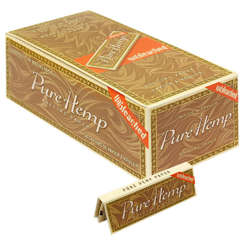 Pure Hemp Unbleached Single Wide Rolling Paper - Smoketokes
