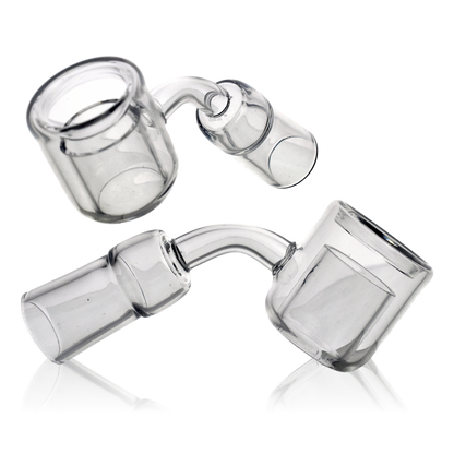 Quartz Thermal Banger with Carb Cap - 45° degree - 2mm thickness