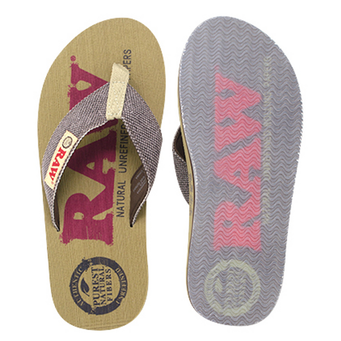 RAW X Rolling Papers Thong Sandals