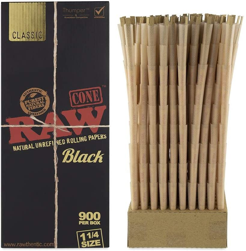 RAW Black king size cones wholesale