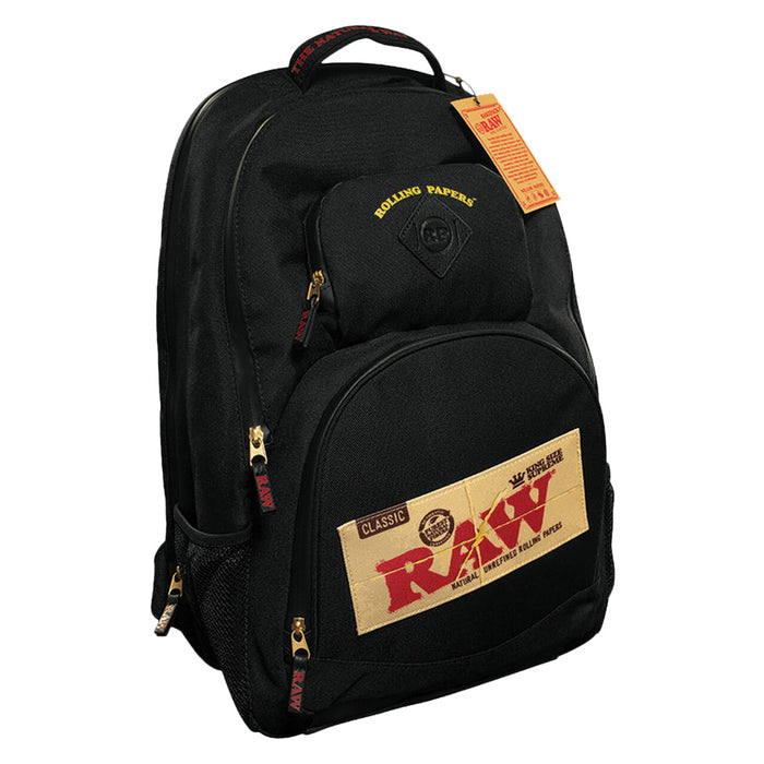 RAW x Rolling Papers Smell Proof Bakepack Backpack (Classic King Size Supreme)