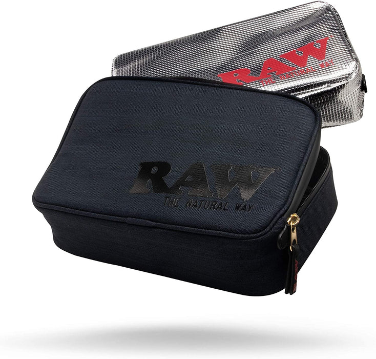 Raw Black Smell Proof Smoker's Pouch
