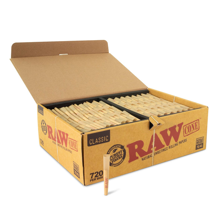 Raw Classic Cones Single Size 70/45 - 720ct.
