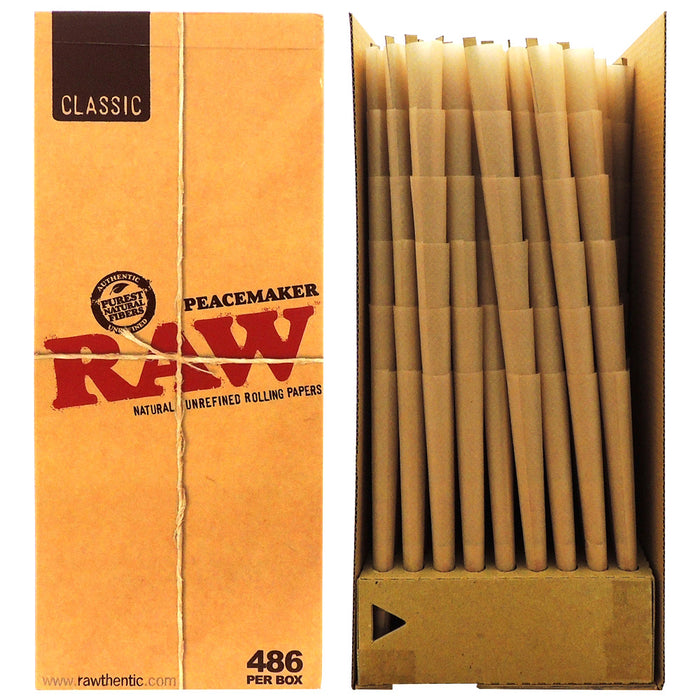 Raw Classic PeaceMaker Pre-Rolled Cone - 486ct./Display