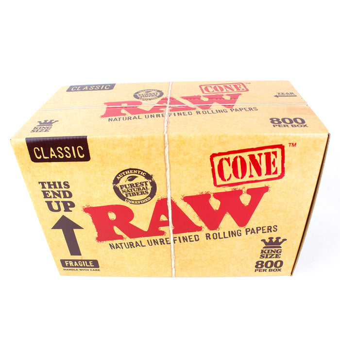 Raw Classic Pre-Rolled Cone - King Size - 800ct./Display