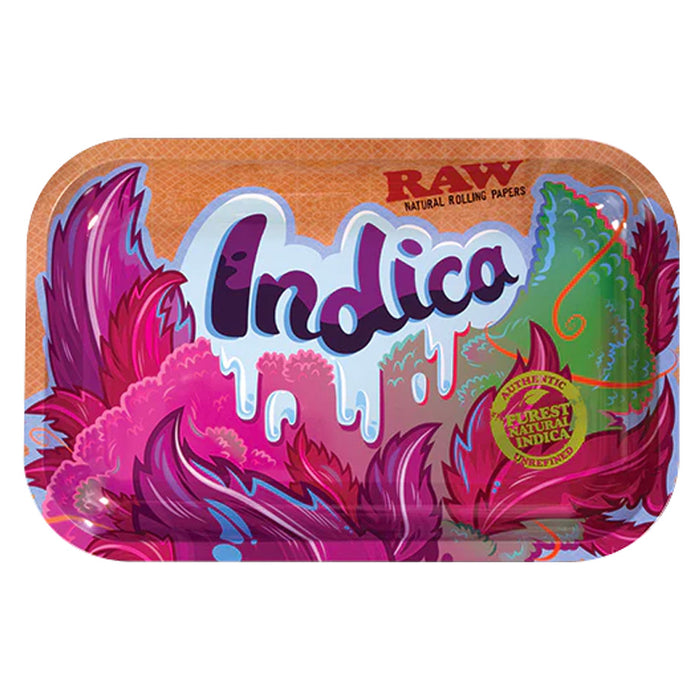 Raw Indica Metal Rolling Tray