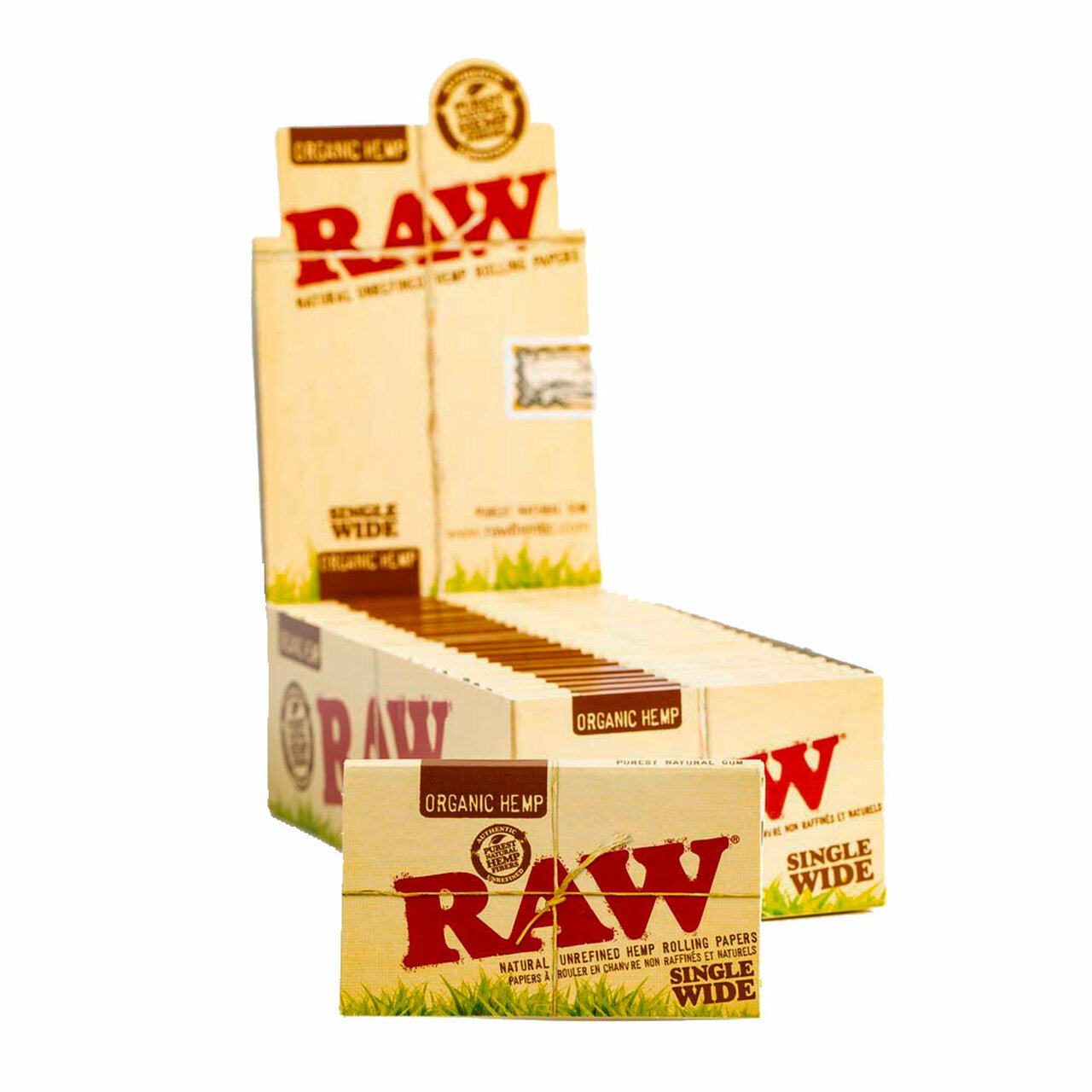 Raw Organic Hemp Single Wide Rolling Paper