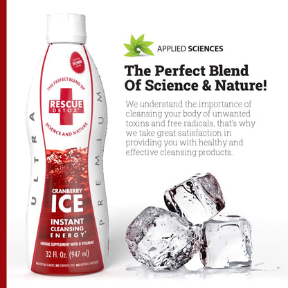 Rescue Ultra Premium Detox Ice 32 oz.