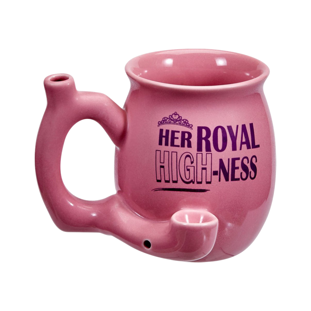 4.5" Premium "Her Royal High-NESS" Novelty Ceramic Pipe Mug