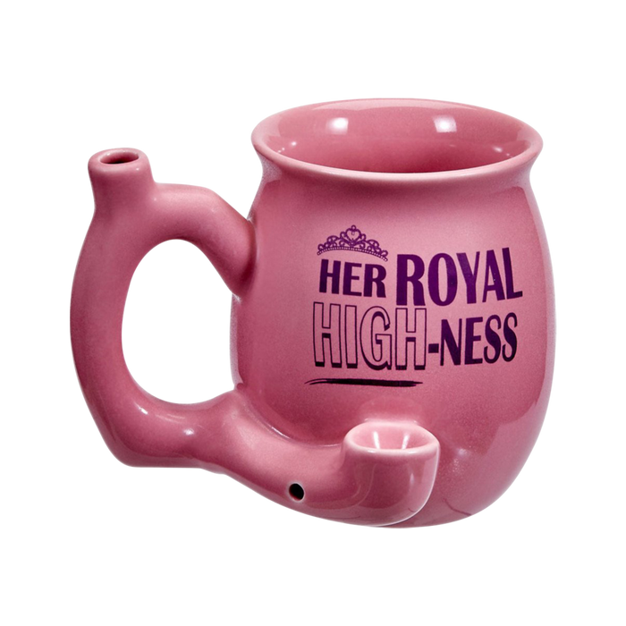 4.5" Premium "Her Royal High-NESS" Novelty Ceramic Pipe Mug