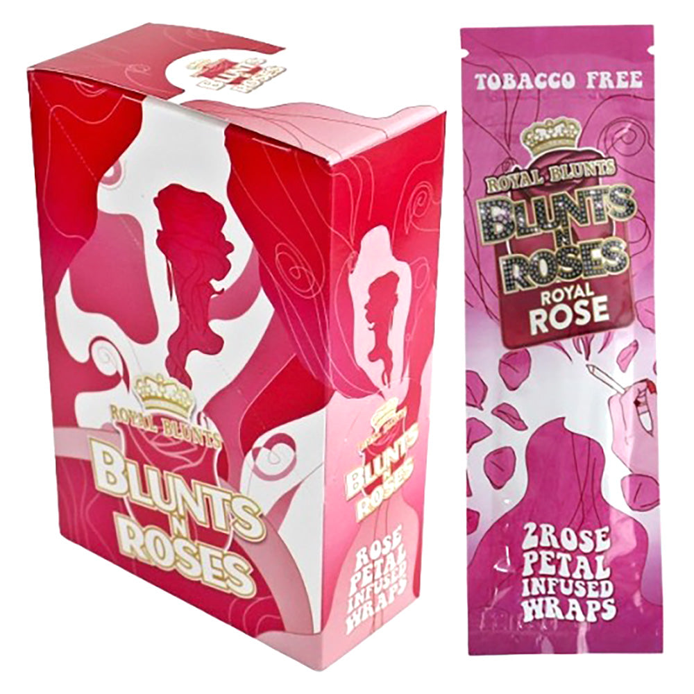 Royal Blunts  Blunts & Roses 2 Rose Petal Infused Wraps (2 per