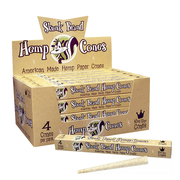 Skunk Hemp - King Size Cones - 24 packs each with 4 cones