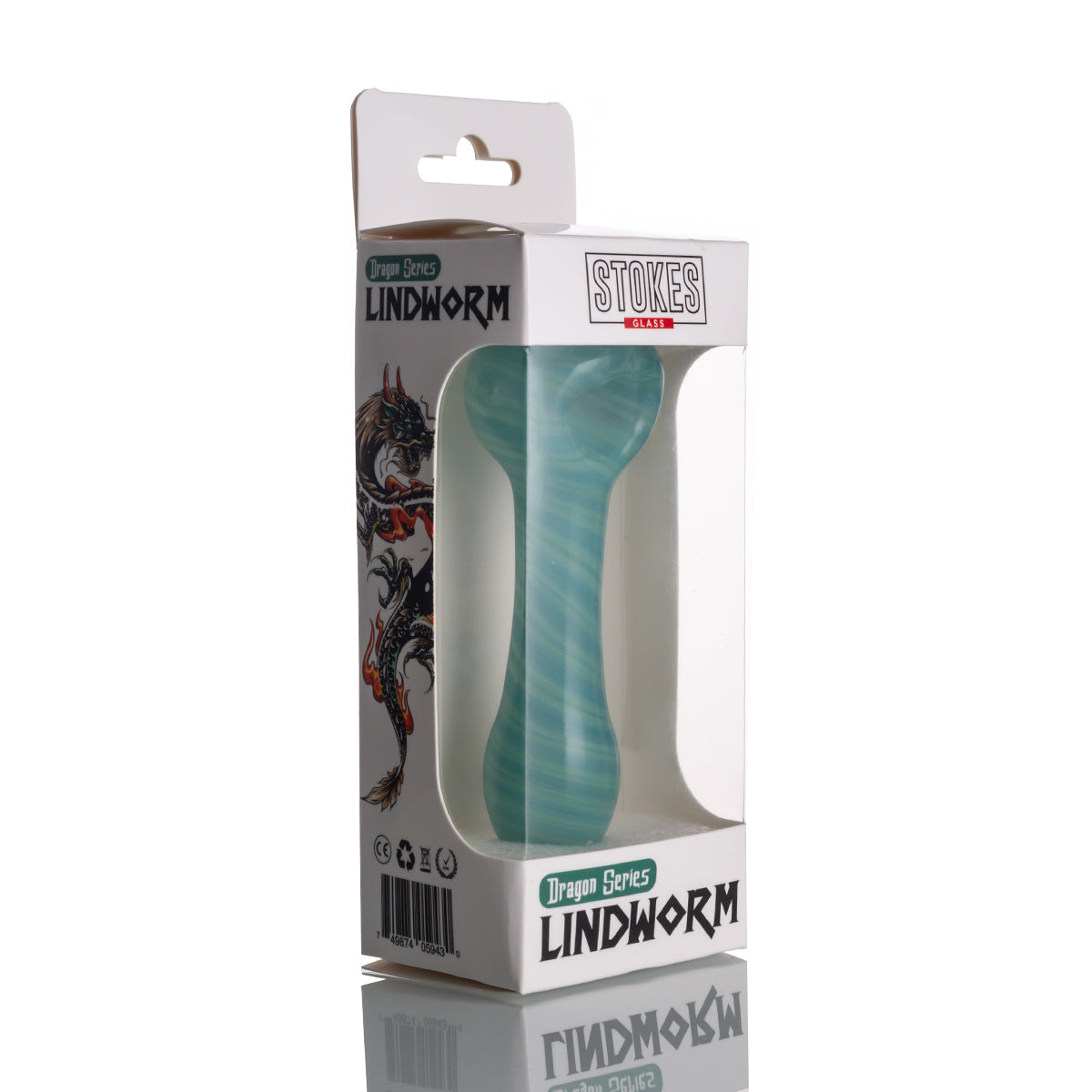 Stokes - Glass Hand Pipe Dragon series -  Lindworm