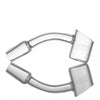 Stokes - Quartz 14mm Bevel Banger - 45° degree
