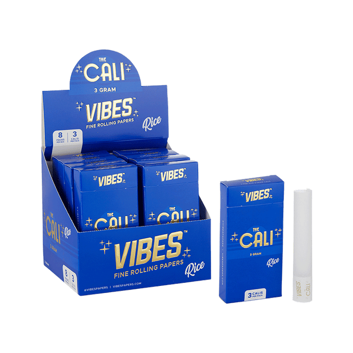 VIBES - The Cali 3 Gram Rice (8 Packs of 3 Rolls)