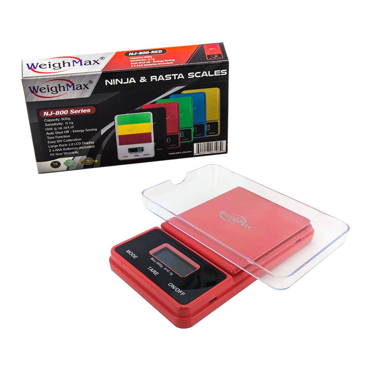 Weighmax NJ800 Color Scale