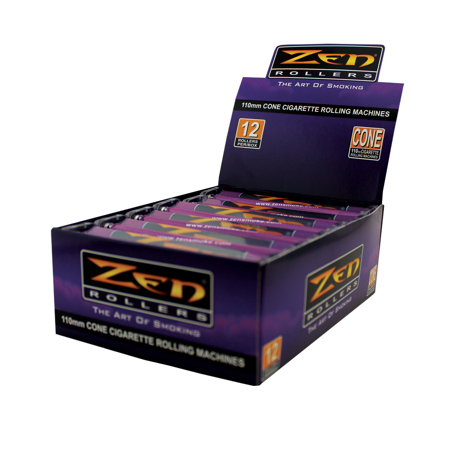 Zen 110mm Cone Roller 12pc - Smoketokes