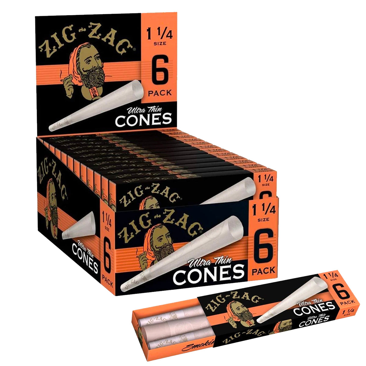 Zig-Zag 1 1/4 Size Pre-Rolled Ultra Thin Cones