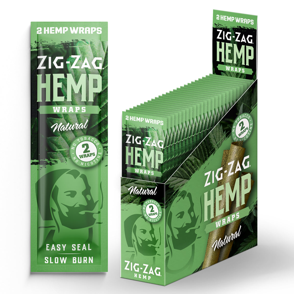 Zig Zag Hemp Wraps Natural Zig Zag Natural Hemp Wraps SmokeTokes